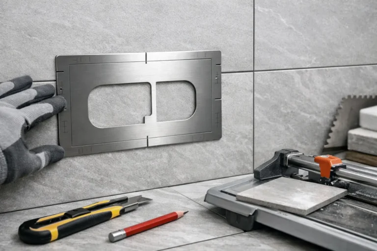 Align Flush Plate Template for Precise Tile Cuts