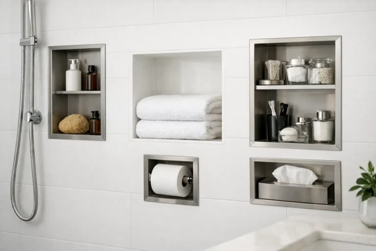 Best Recessed Accessories for a Clean Bathroom