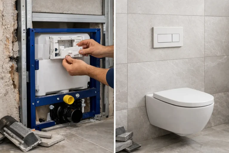 Geberit Flush Installation for a Clean Tile Finish