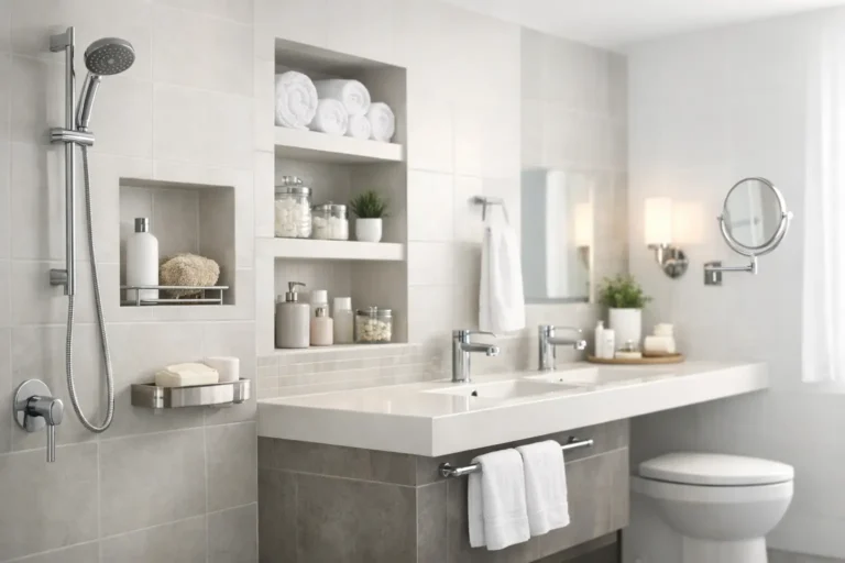 Tileable Fixtures for a Cleaner Bathroom